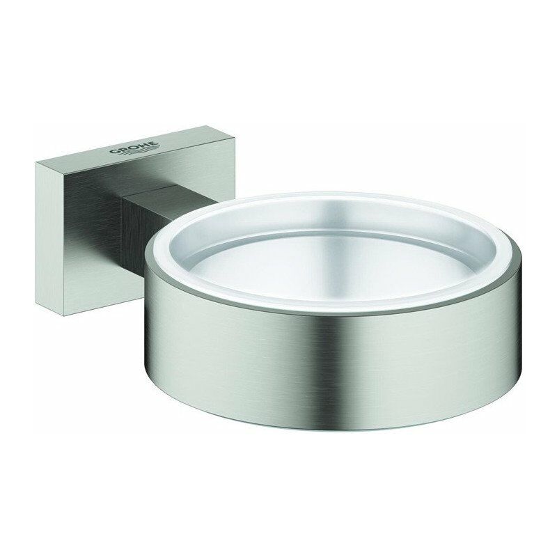 

ESSENTIALS CUBE f B jabonera dispensador de jabón od supersteel jabonera - Grohe