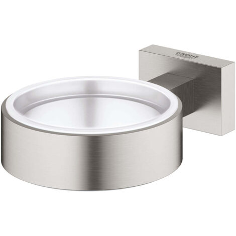 Grohe ESSENTIALS CUBE f B jabonera dispensador de jabón od supersteel jabonera