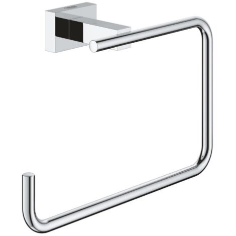 Grohe Essentials Cube Porte-serviettes chrome' 186 mm, accessoires de salle de bain a' fixation murale