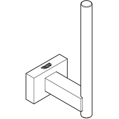 Grohe Essentials Cube - Reservepapierhalter, verchromt 40623001