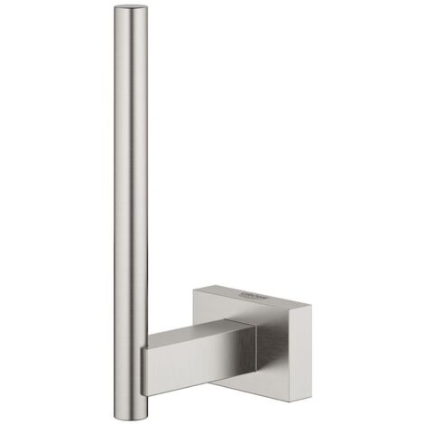 Grohe Essentials Cube Reservepapierhalter Wandmontage Metall, Supersteel