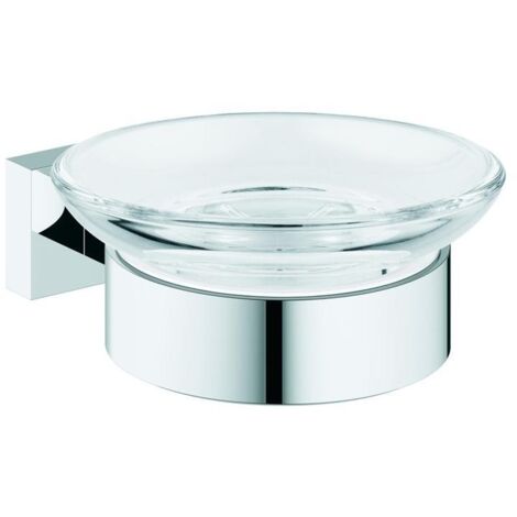 Grohe Essentials Cube Seifenschale mit Halter eckig chrom 40754001