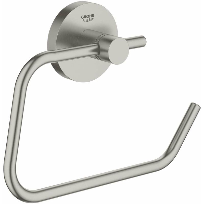 Grohe - Essentials - Porte-rouleaux wc, supersteel 40689DC1