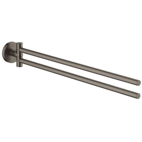 Grohe Essentials - Handtuchhalter, Hard Graphite gebürstet 40371AL1