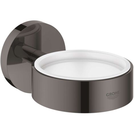Grohe Essentials Metallrahmen mit verdeckten Halterungen, Hard Graphite (40369A01)