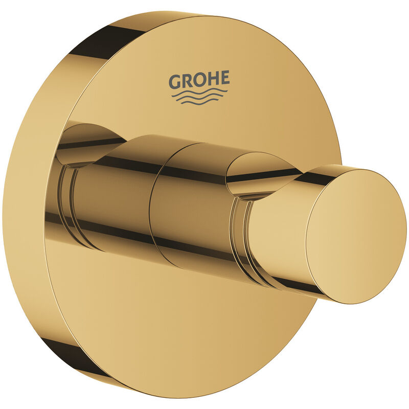 Grohe - Essentials Patère murale en métal avec fixations cachées, Cool sunrise (40364GL1)