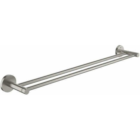Grohe Essentials - Portasciugamani a 2 bracci, supersteel 40802DC1