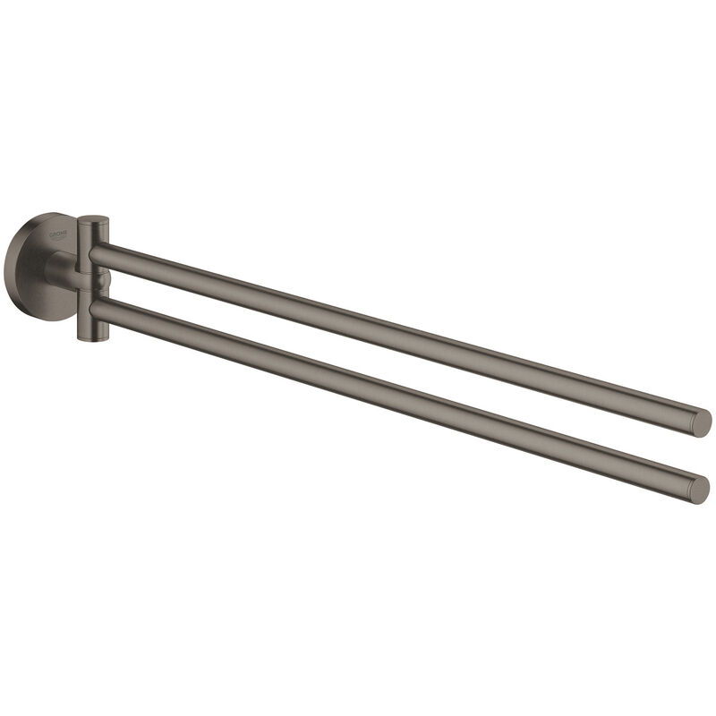 Grohe Essentials towel bar, brushed hard graphite (40371AL1)