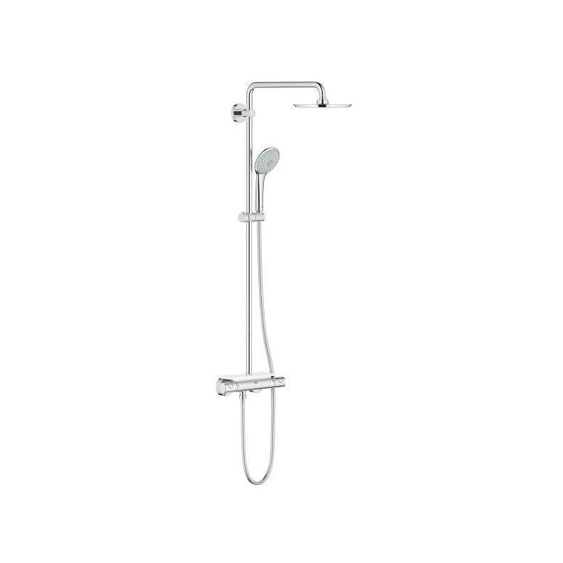 Euphoria - Set de douche xxl Système 210 avec thermostat mural, chrome 26363000 - Grohe