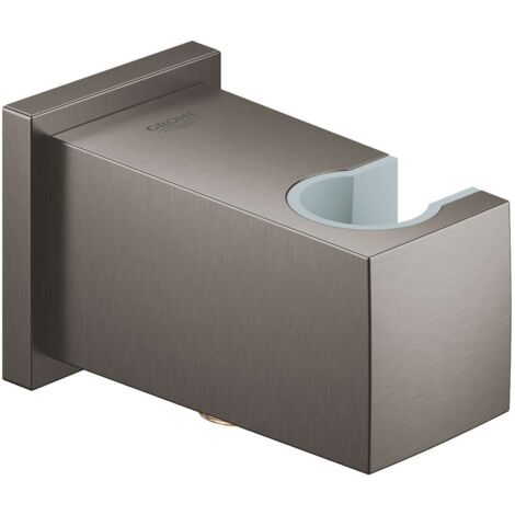 Grohe Euphoria Cube - Coude mural avec support, Hard Graphite brossé 26370AL0