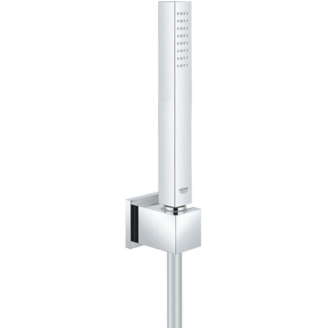 Grohe – Colonne de douche Euphoria Cube – Douchette avec flexible 1250 mm – Finition chrome éclatant – Technologie EcoJoy – 27703000