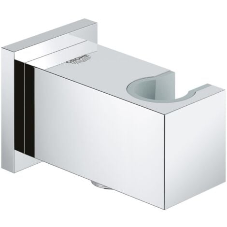 Grohe Wandanschlussbogen Euphoria Cube 26370 mit Wandbrausehalter chrom EC26370000