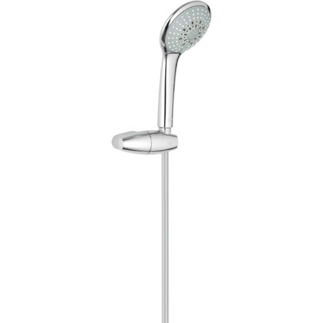 Grohe Euphoria - Set doccetta Champagne 110 con supporto e flessibile, 3 getti, cromo 27355000
