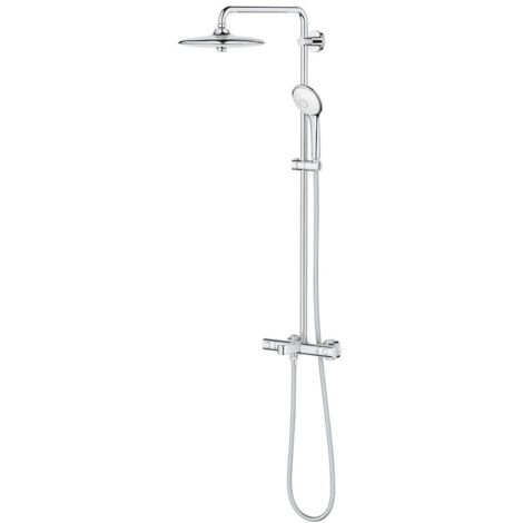 Grohe Euphoria System 260 Duschsystem, Chrom, Aufputz-Thermostat, 450mm Duscharm, Euphoria 260, Euphoria 110 Massage