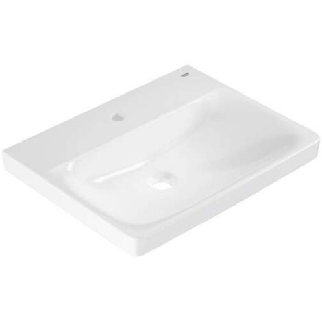 Grohe Euro Ceramic - Waschbecken 60x47 cm, ohne Überlauf, mit Hahnloch, alpinweiß 102418SH00