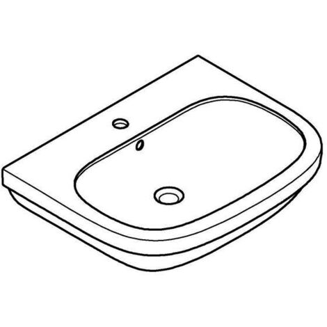 Grohe Euro Keramik Waschtisch 65 cm mit PureGuard Oberfläche alpinweiß 3932300H