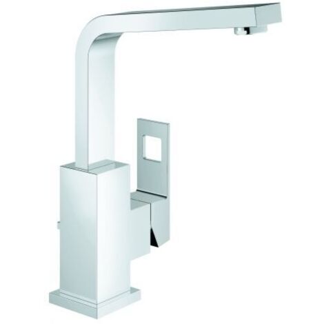 GROHE Eurocube Einhand-Waschtischmischer GrÃ¶ÃŸe L mit drehbarem Auslauf, Chrom