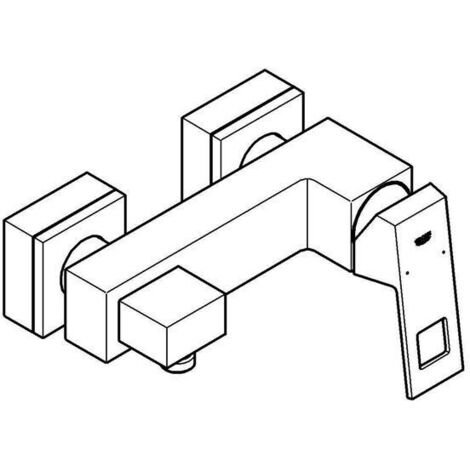 Grohe Eurocube Einhebelmischer 1/2'' Dusche (23145000)