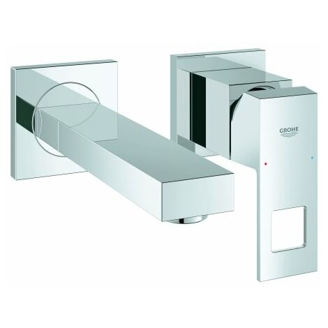 Grohe Eurocube Mitigeur monocommande 2 trous lavabo, motage mural Saillie: 171 mm 19895000