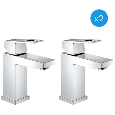 Grohe Eurocube - Set 2 miscelatori monocomando lavabo 1/2'Taglia S (2313200E-DUO)