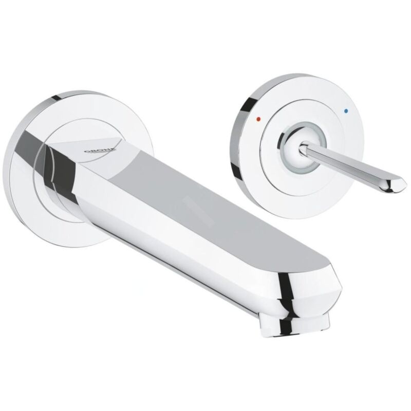 Grohe - Mélangeur lavabo Eurodisc Joy 2 trous, mural, saillie 226