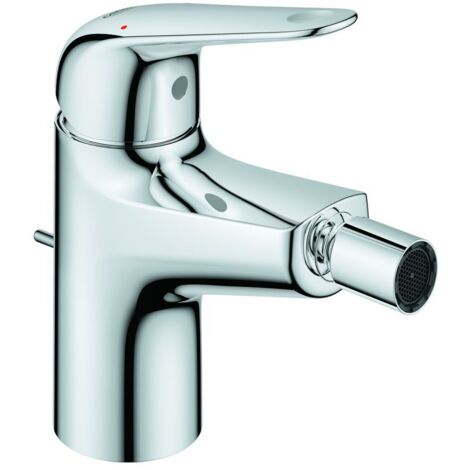 Grohe Euroeco Einhand-Bidetbatterie Euroeco, Einlochmontage, Zugstangen-Garnitur, Water Saving, Chrom