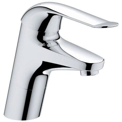 Grohe Euroeco Special Einhand-Waschtischbatterie, Einlochm., glatter Körper, 46mm Keramikkartusche, Hebellänge 120mm, Chrom