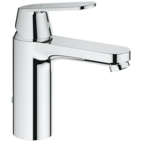Grohe Eurosmart Cosmopolitan 1-Loch-Einhand-Waschtischbatterie, M-Size, versenkbare Kette, Energie-Spar-Funktion, Chrom