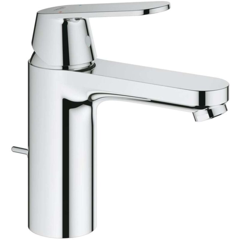 Grohe - Mitigeur lavabo eurosmart 23325000 - taille m - bec droit - avec vidage - chrome