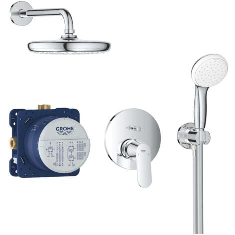 Grohe Eurosmart Cosmopolitan - Duschset Tempesta 210 mit Unterputzarmatur, verchromt 25219001