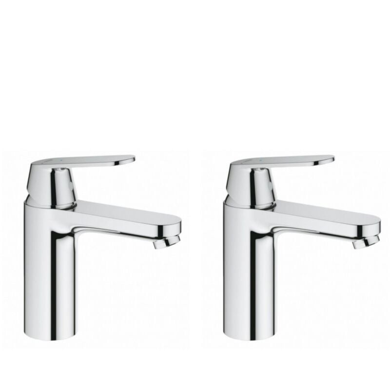 Grohe - Eurosmart Cosmopolitan - Lot de 2 mitigeurs de lavabo ce, chrome (2339800E-DUO)