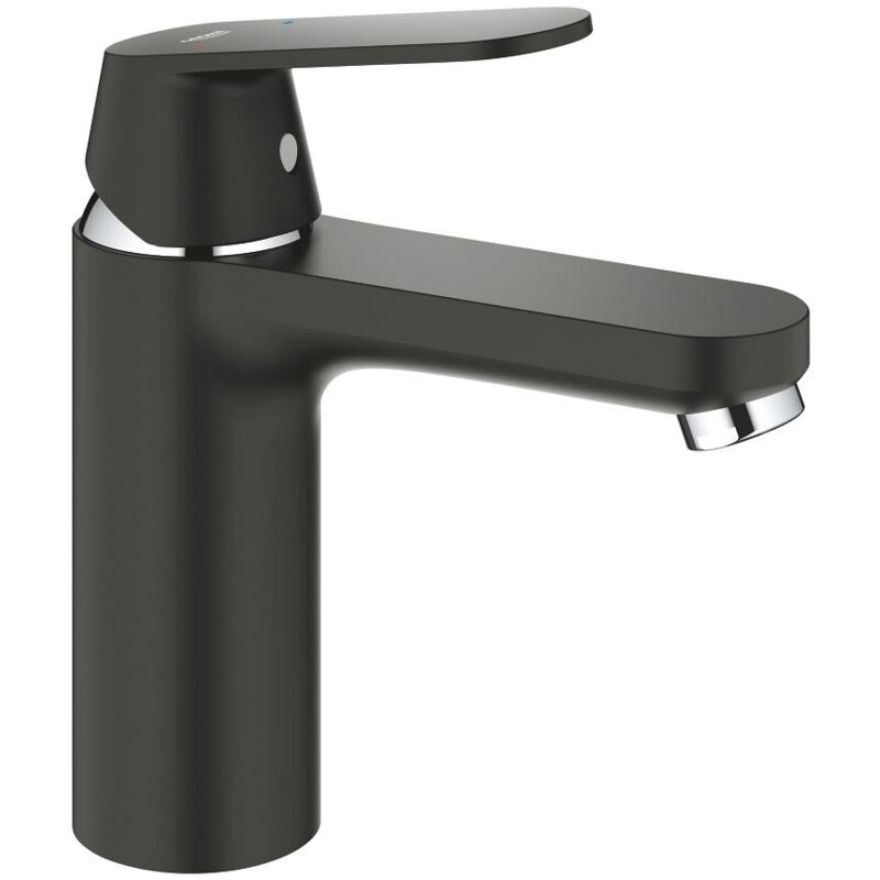 Grohe - Mitigeur monocommande lavabo Eurosmart Cosmopolitan taille m, noir mat 23327KW0