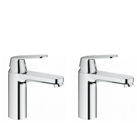 SET MISCELATORI GROHE EUROSMART LAVABO M E BIDET CROMATO