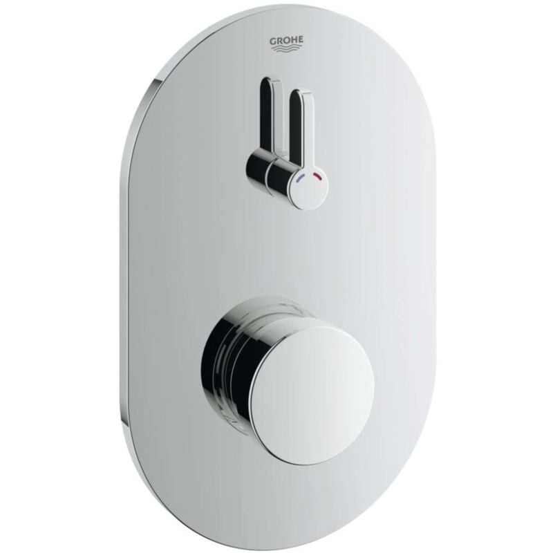 Grohe - Eurosmart Cosmopolitan t - Mitigeur auto-refermable de douche encastré, chrome 36321000