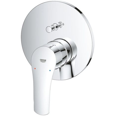 Grohe Eurosmart Einhand-Wannenbatterie, Fertigmontageset für Rapido SmartBox, ohne Rohbau-Set, Chrom