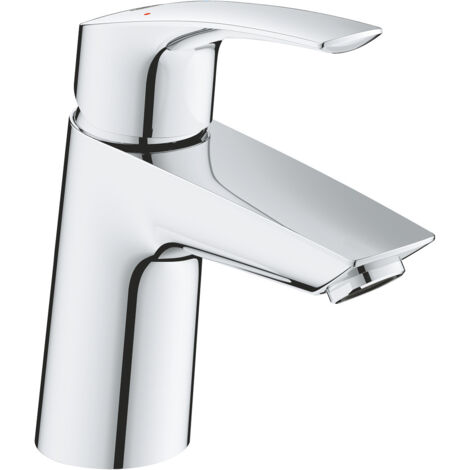 Grohe EUROSMART Einhebel-Waschtischmischer Größe S, mit Ablaufgarnitur, Chrom (23968003)