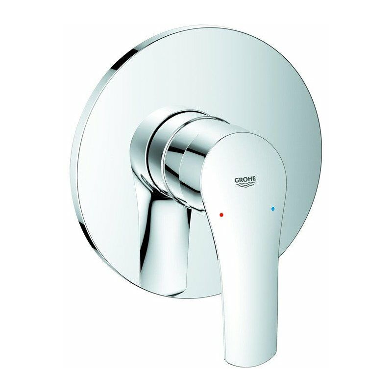 

Grohe EUROSMART Mezclador monomando de ducha Juego de molduras cromadas