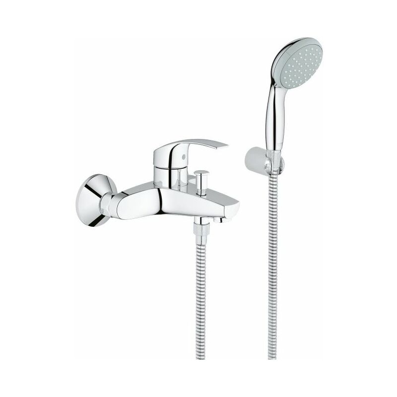 Grohe - Eurosmart Bath Mixer Tap with Shower Set