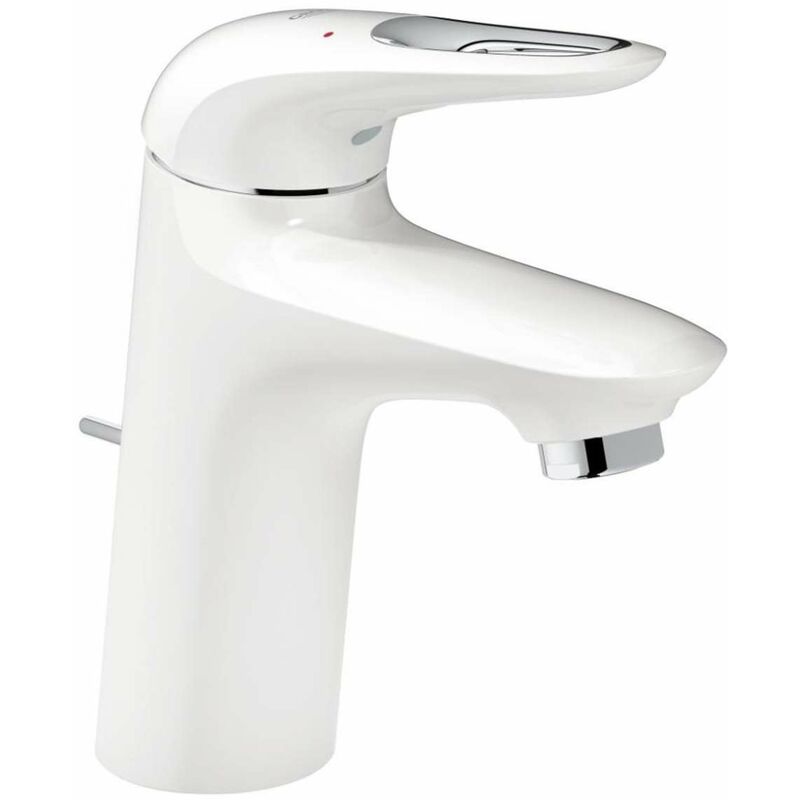 Grohe - Eurostyle - Mitigeur de lavabo es, taille s, blanc lunaire/ chrome 23374LS3