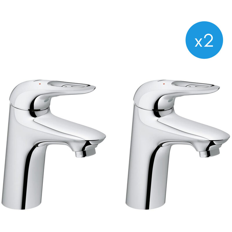 Eurostyle - Set of 2 Single lever mixers Size s 1/2' (32468003-DUO) - Grohe