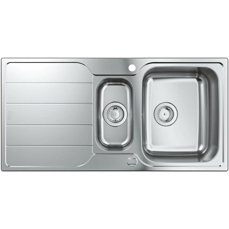 Grohe - viers - Évier K500 avec garniture de vidage automatique, 100x50 cm, inox brossé 31572SD1