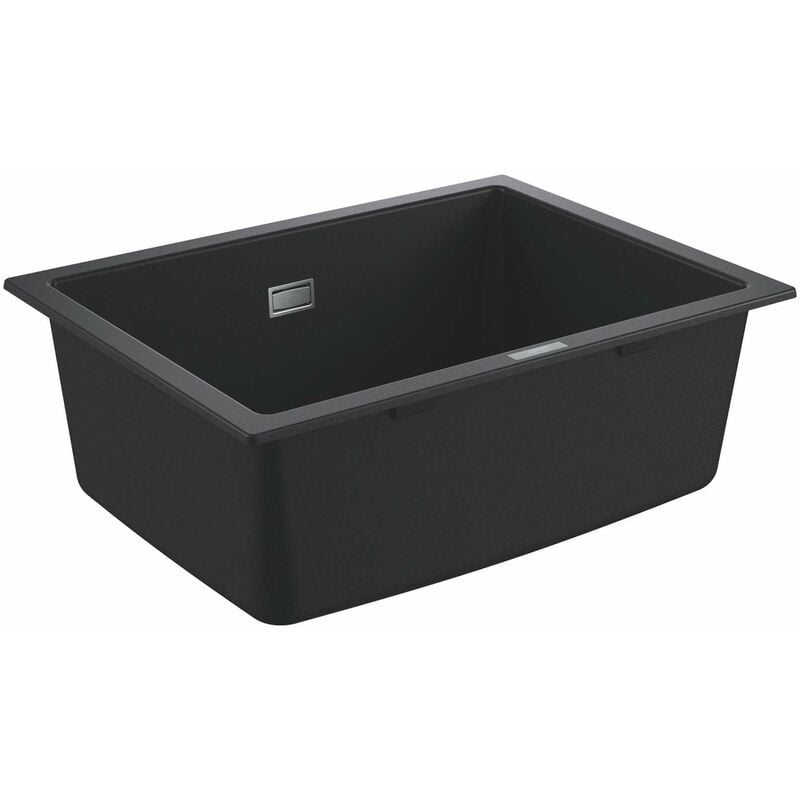 Grohe - viers - Évier composite K700 avec garniture de vidage, 61x46 cm, noir granite 31655AP0