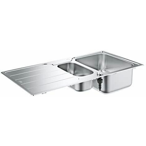 GROHE Evier en acier inoxydable K500 1000 x 500 mm Inox 31572SD1 (Import Allemagne)