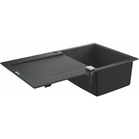 GROHE Evier quartz composite K500 50-C, 1 bac avec egouttoir Lxl: 860x500mm