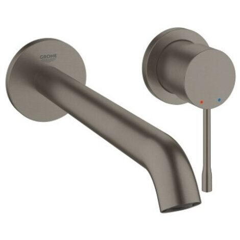 Grohe Façade ESSENCE Mezclador de lavabo con 2 orificios tamaño L de superficie 230 Grafito cepillado