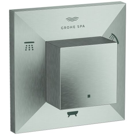 Grohe Fertigmontageset Allure Brilliant UP-5-Wege-Umstellung, supersteel