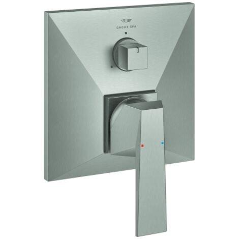 Grohe Fertigmontageset Allure Brilliant UP-EHM, m 3-Wege Umstellung, supersteel