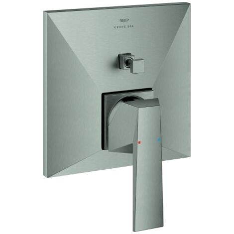 Grohe Fertigmontageset Allure Brilliant UP-Wannen-Einhebelmischer, supersteel