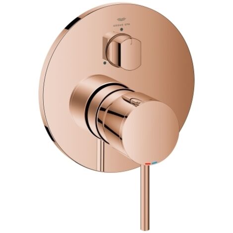 Grohe Fertigmontageset Atrio UP-EHM, m 3-Wege Umstellung, warm sunset