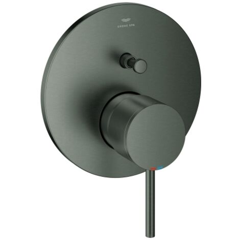 Grohe Fertigmontageset Atrio UP-Wannen-Einhebelmischer, hard graphite gebürstet
